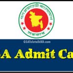 GSA Admit Card